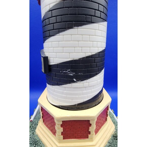 Vintage Mr. Christmas Holiday Cape Hatteras Animated Lighted Sound Lighthouse - Picture 9 of 17